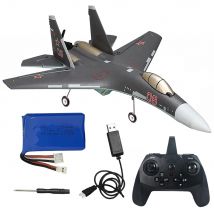 Verbesserter bürstenloser Motor SU-35 Fighter QF009 375 mm Spannweite 3D/6G umschaltbarer 6-Achsen-Gyro 2,4 G 4CH EPP RC-Flugzeug fixiert
