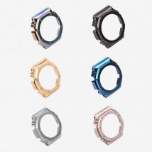 Modified stainless steel metal watch case compatible for Casio GA-2100 2110 GA-B2100 men women waterproof wristband accessories