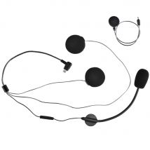 FodSports Motorcycle Helmet Intercom Parts M1S Pro Accessories  Wireless Bluetooth Headset Earphone Speaker Hard/Soft Microphone