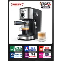 Macchina per caffè espresso HiBREW Cafetera Macchina per caffè semiautomatica 15Bar Visual Temperatura H5A
