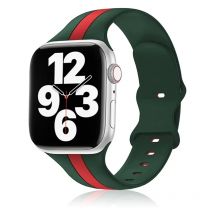 Silikonarmband für Apple Watch Band 44 mm 45 mm 41 mm 40 mm 49 mm 42 mm 38 mm 46 mm Sportarmband IWatch Serie Ultra 2 SE 10 9 8 7 6 5