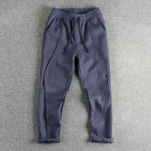 2024 herbst und Winter Neue Amerikanische Retro Dicke Samt Jogginghose männer High Street Gewaschen Kordelzug Beiläufige Lose Sport Hosen