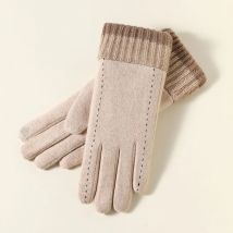 Neue Mode Handschuhe Herbst Winter Nette Pelzigen Warme Handschuhe Volle Finger Handschuhe Frauen Outdoor Sport Weibliche Handschuhe Bildschirm