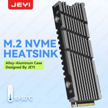 JEYI Cooler II 2280 SSD Kühlkörper M.2 NVME Kühler Magnesium Aluminiumlegierung PC Effizienter Kühler mit thermischem Silikonpad