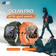 Lokmat ocean pro smart watch gesundheits-und sport überwachung smart notification smart watch männer kompatibel mit ios und android