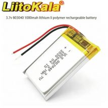 3.7v 803040 1000mah lithium li polymer rechargeable battery for electronic book tablet toys Mobile Pocket replacement batter