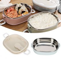 Lunch Box Portable Stainless Steel Insulated Thermal Food Container for Student Children Work