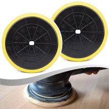 2Pcs 125/150mm Buffer Pads Polished Disc Backing Pads 5/6Inch Polished Backing Pads For Cordless Buffer Polishers