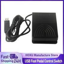 Interruttore di controllo del pedale USB Tappetino da gioco per PC Adattatore per mouse tastiera pre-programma USB per immagine ad ultrasuoni a corda multimediale per computer