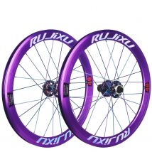 Klappbarer Fahrrad-Laufradsatz, Scheibenbremsfelge, Aluminiumlegierung, 5 Lager, 7-2 Gänge, 40 mm, 406/451 Fahrrad-Laufradsatz, 20 Zoll