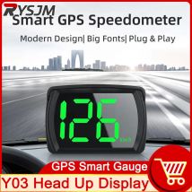 Ad y03 Head-up-Display Tachometer mph kmh Universal-Auto-GPS für Hud Digital Speed Meter Clock Gauge Autozubehör