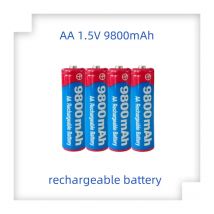 Nuovissima batteria ricaricabile 2025 AA 9800mAh 1,5V di Alcalinas Drummey + caricabatterie incluso