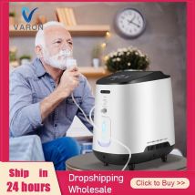 VARON 1-7L/min Concentratore di Ossigeno Macchina Generatore di Ossigeno Portatile Che Fa Macchina Senza Batteria Purificatore D'aria AC 220V/110V