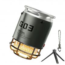 Metal Outdoor Bluetooth Speaker Camping Light Wireless High Sound Quality Speaker Portable Dual-purpose Outdoors RGB Subwoofer