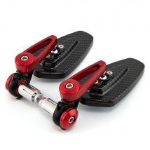 Specchi retrovisori per moto da 7/8 "22mm Specchietto retrovisore laterale per manubrio per moto universale in alluminio per moto