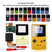 DIY GBC-Konsolenbildschirm-LCD-Kits Shell-Gehäuseknöpfe für Game Boy LCD-Bildschirm mit farbiger