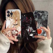 Death Note Yagami Light L Lawliet Phone Case For IPhone 16 15 8 7 6 6S Plus X SE XR XS 14 11 12 13 Mini Pro Max Mobile Case