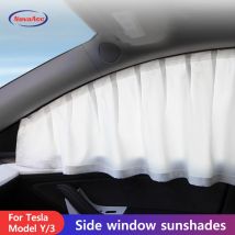 NovaAcc per Tesla Model Y 3 Car Window Shade Baby Window protezione solare dal calore solare e UV per la Privacy Blackout dal 2021 al 2023
