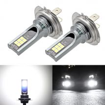 Kit lampadine a LED H7 Lampadine fendinebbia per auto 55w Luci a LED bianche super luminose 6000k per veicoli Faro automatico ad alta potenza LED DRL