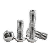 M2 M2.5 M3 M4 M5 M6 M8 M10 M12 ISO7380 Bulloni a brugola con esagono incassato Viti filettate a macchina in metallo Vite esagonale in acciaio inossidabile 304