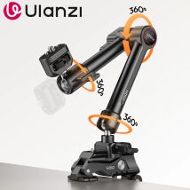 Ulanzi HD02 Super Clamp with 360° Mini Ball Head Quick Release Clamp Bracket Tripod Mount 1/4 Screw Clip for DSLR Camera Gopro