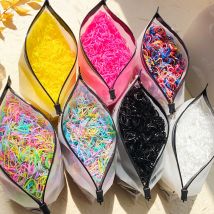 500/1000/2000 sztuk dziewczyny kolorowe jednorazowe gumki do włosów opaska do włosów dzieci kucyk Holder opaski dziecięce akcesoria do włosów