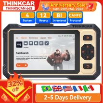 THINKCAR THINKSCAN 662 Strumento diagnostico bidirezionale OBD2 ECM/Trasmissione/ABS/SRS Scanner di diagnosi 12 Reset Senza vita