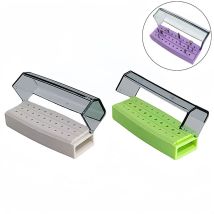 18/30 löcher Dental Desinfektion Box Kunststoff Bohrer Stehen Block Zahnarzt Endo Datei Halter Dental Labor Sterilisator Werkzeuge Instrumente
