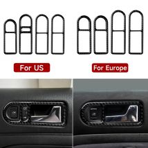 Für VW Jetta A4 Bora Golf IV MK4 R32 GTI Variante (1997-2005) Verkleidung, Auto Innentür Schüssel Panel, Carbon Faser Innen Aufkleber