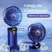 Mini ventilatore portatile USB Ventilatori portatili pieghevoli per appendere al collo Ventilatore