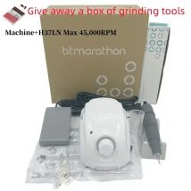 65 W elektrischer Nagelbohrer STRONG 210 Champion-3 Mikromotor-Steuerkasten DC 30 V 35000 U/min H200 Griff Fräsmaschine Maniküre-Maschine
