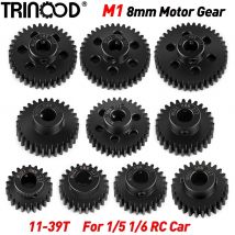 TRINOOD M1 Stahl Motor Getriebe Ritzel 8MM 22T 23T 25T 26T 27T 30T 33T 35T 37T 39T für X-MAXX 1/5 RC Modell Auto Buggy Lkw Teile