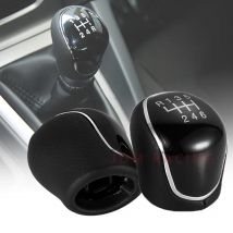5/6 Geschwindigkeit Auto Leder Schaltknauf für Ford Mondeo 4 mk4 Fokus s-max c-max kuga Galaxie Schalthebel Arm Kopfball Auto Zugang
