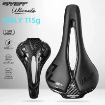 RYET Vollcarbon-Rennsattel, 115 g, ultraleicht, 7 x 9 mm Schiene für Rennrad, Triathlon, MTB, Fahrrad, leichter Fahrradsitz
