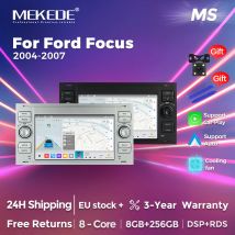 MEKEDE 7 pollici Android 14 Auto Carplay Autoradio Navigazione GPS BT Per Ford Focus Transit Fiesta Galaxy Mondeo Fusion Kuga C-Max