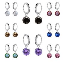 Mode Zubehör Custom Großhandel Fashional Ohrring Für Frauen 925 Sterling Silber Schmuck Zirkonia CZ Ohrringe