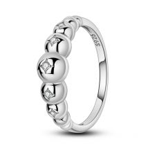 Original 925 Sterling Silver Stellar Spher Ring For Women Girls Jewelry Birthday Anniversary Gifts