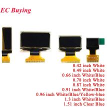 OLED-Display LCD 0,42 0,49 0,66 0,78 0,87 0,91 0,96 1,3 1,51 Zoll Blau Weiß Bildschirmmodul 0,42'' 0,91'' 0,96'' 1,3'' 128x32/64