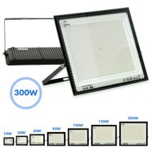 Luz de inundación LED IP66 impermeable AC220V 10W 20W 30W 50W 100W 150W 200W 300W foco fuera de la pared del jardín alto brillo