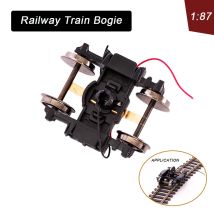 1:87 HO Maßstab Eisenbahn Zug Bogie Montage DIY Chassis Integriertes Zubehör Metall und Kunststoff Spielzeug Modell Refit Zubehör