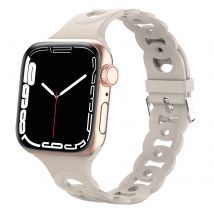Silikon armband für Apple Uhren armband 40 44 45 41 49 42 38mm Zubehör Armband iwatch Serie 9 8 7 se 6 5 4 3 ultra 2 Bänder