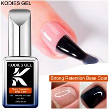 Kodies Gel Nägel starke Retention Basis lack Gel Nagellack Vernis semi permanente UV selbst nivellierende Basis Gel Fondation Top Sealer