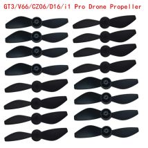 Original GT3/V66/CZ06/D16/i1 Pro Drone Propeller Paddles RC Drone Replacement Accessories Propeller Blade Black 1-5 sets