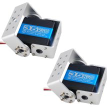 2 Sätze 35 kg RDS3235 digitales Servo mit hohem Drehmoment, Metallgetriebe, kernloser Motor, Servo 270 Grad mit Halterungsarmplatte für RC-Roboter