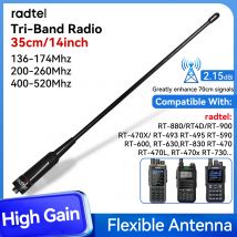 Radtel RHD-771S Tri-Band 144//220/430Mhz for Rt-4D Rt-470 Rt-900 Rt-470x RT-860 RT-860G RT-880  walkie talkie