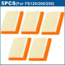 5 Pz/lotto Filtro Aria Misura per Stihl Carburatore FS120 FS200 FS250 FS300 FS350 FS400 FS450 Trimmer Motosega