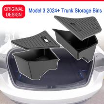 Per Tesla Modello 3 2025 2026 Tronco Contenitori di Stoccaggio Modello 3 Highland Organizer Baule Posteriore Impermeabile Scatola di Immagazzinaggio Laterale Zerbino Accessori