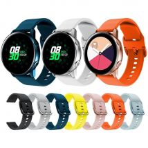 20mm 22mm Silikon band für Samsung Galaxy Uhr 5/Pro/4 44mm 40mm aktiv 2 Gang 3 Armband für Galaxy Uhr 4 46mm 42mm
