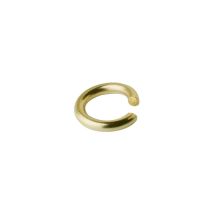 Massiver offener Bieger ing aus 18 Karat Gelbgold au750 18 Karat Kreis geteilt für Schmuckstücke und Komponenten der Halskette