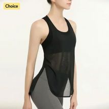 Sportwesten für Damen, Fitnessstudio, durchsichtiges Yoga-Fitness-Shirt, Sport-Top, schwarze Laufweste, Damen-Jogger-Shirts, Workout, weiblich